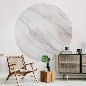 Koło Clarity Silver - Fototapeta WallArt