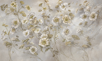 Tapeta w polne kwiaty żółte