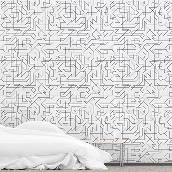 Vision Black - tapeta Wallart