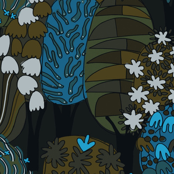 TP 322 05 - tapeta Broceliande Les Petites Histories Elitis