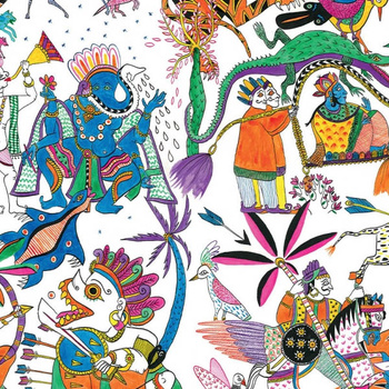 FP483001 – tapeta Ganesh Les Dessins 3 Pierre Frey