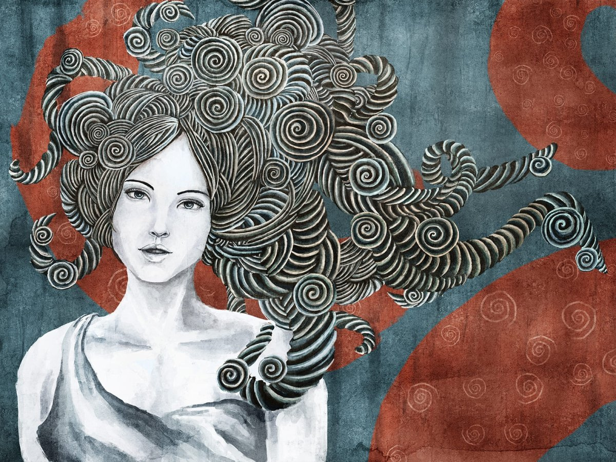 Fototapeta KIVARA 625 32 2202 WALLCRAFT – artystyczny portret kobiety