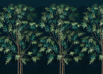 A00300 - panel Mythical Ink Random Chinoiseries II Coordonne