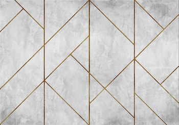 6800626 - panel Golden Line Wall Gold Random Papers II Coordonne
