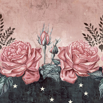 WET_RS2001 ROSA DI SERA - Fototapeta Wal&Deco WET