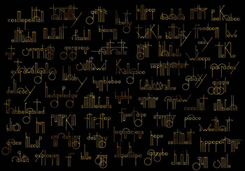 8000038 - panel Beautiful words Onyx  40th Aniversary Coordonne