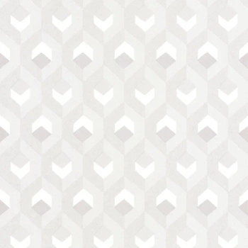 82050102 - tapeta Helsinki Hexacube So White 4 Casadeco