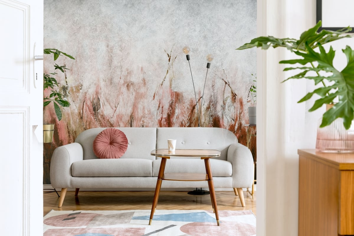 tapeta na wymiar WallArt do salonu – motyw abstrakcyjny Tosca Rust