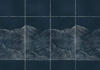 9600501 - panel Waves Silver Random Metallics Coordonne