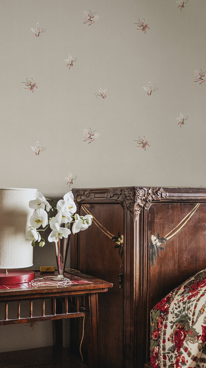 S10447-tapeta Butterflies Chinoiserie Garden Sandberg – Sandberg – zdjęcie produktu