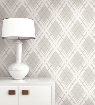 Tapeta krata geometryczna BW22008 Wallquest OUTLET