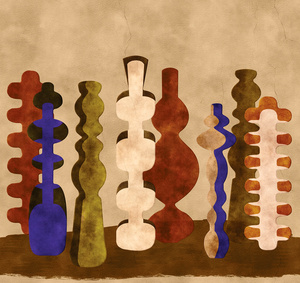 DGPOT1021- tapeta Potteries Terra Khroma