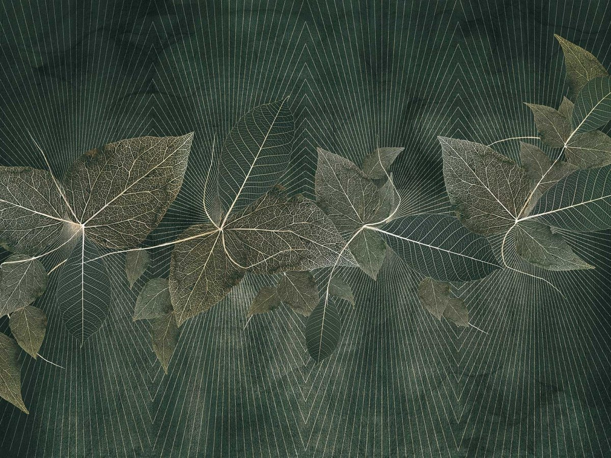 FOTOTAPETA BLARA 615 31 2201 WALLCRAFT – zielony mural z liśćmi