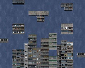 9000041 - panel Tetris Night Random Archist Coordonne