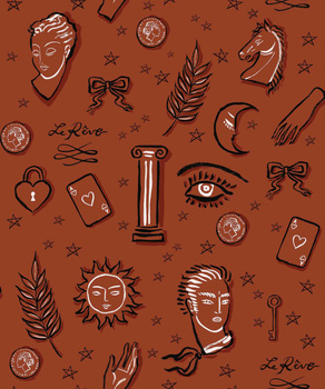 8000046 - panel Le rêve Terracota 40th Aniversary Coordonne