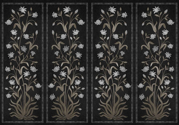 9200043 - panel Daffodil Black Wander Coordonne