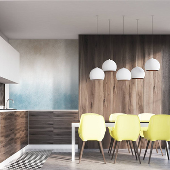 Ombre beige&blue - tapeta Wallart