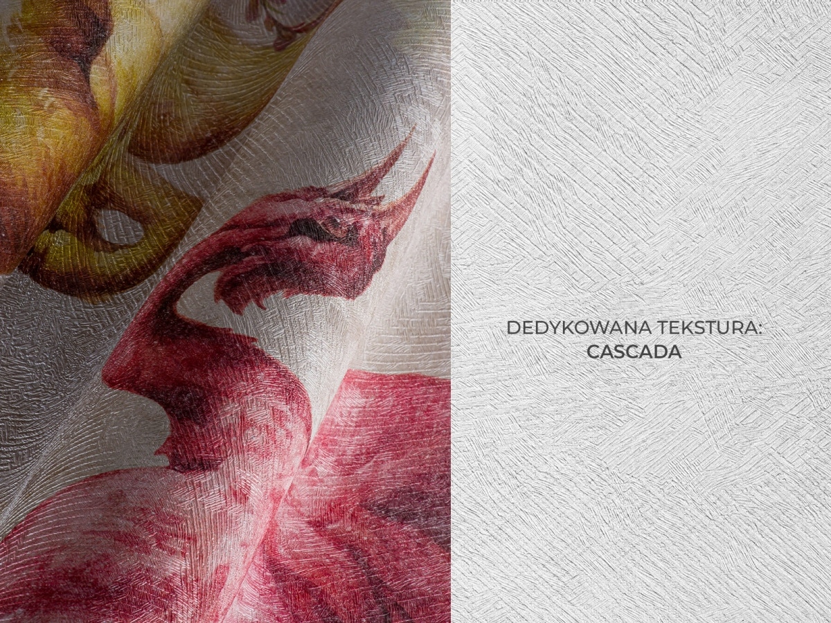 Struktura tapety na wymiar FOTOTAPETA ALLEVI 620 31 2202 WALLCRAFT na winylu o fakturze Cascada