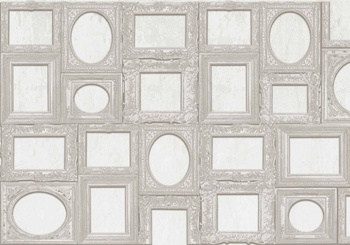 6800709 - panel Frames White Random Papers II Coordonne