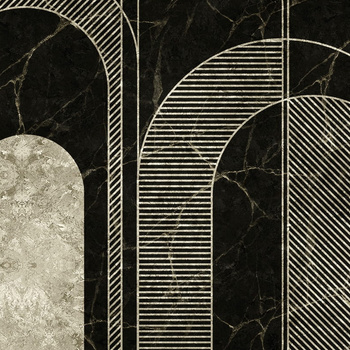 Tapeta Inkiostro Bianco - Odysseo  INKVSRA1801 Goldenwall