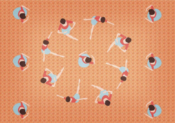 6500019 - panel Ballerinas Random Papers Coordonne