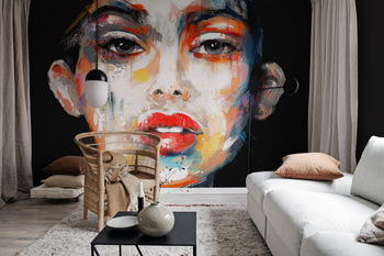 R18281 Niko black cherry - Fototapeta RebelWalls