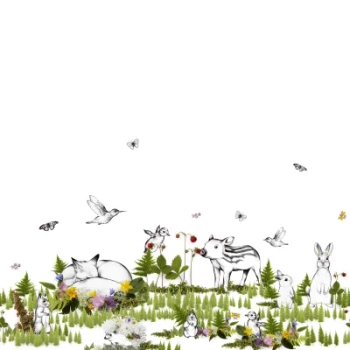 R14551 – fototapeta The Rabbit's Playground Rebel Walls