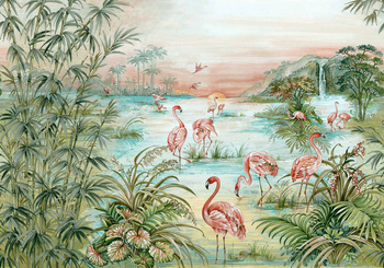 7900131 - panel Roseus Aloe Random Chinoiseries Coordonne