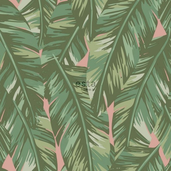 151-139015 - tapeta Banana Leaves Jungle Fever Esta Home