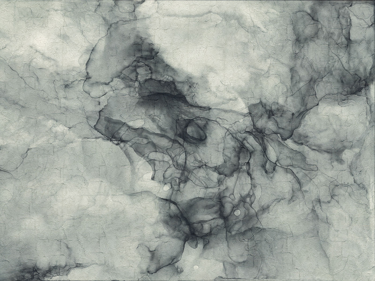 Fototapeta LIGENN 345 32 2101 WallCraft – abstrakcyjny mural w odcieniach szarości