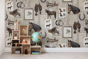 R15551 Horse Mania - Fototapeta RebelWalls