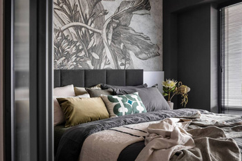 Grey Flower - Tapeta w standaryzowanych rolkach WallArt