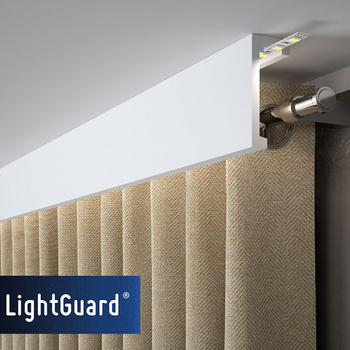 Listwa karniszowa LED 10 cm | Mardom Decor QL026