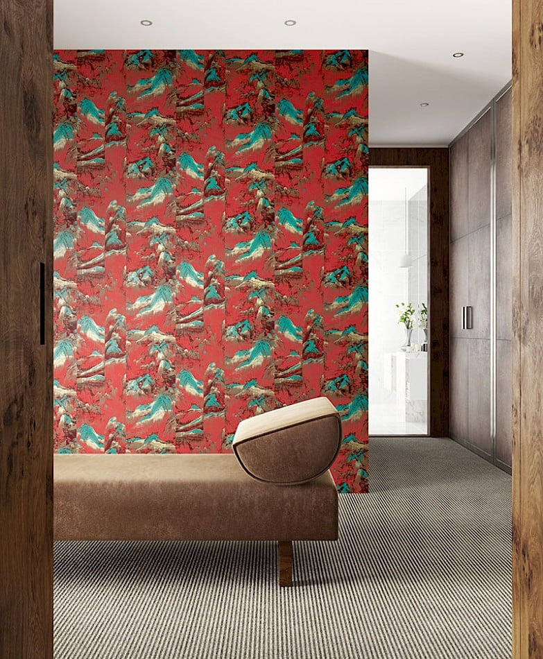 KIM304 – tapeta ścienna Akiyama Kimono Khroma – Khroma – zdjęcie produktu