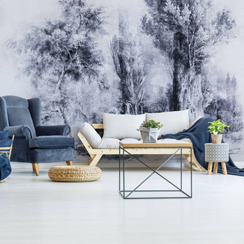 Calm Blue - tapeta Wallart