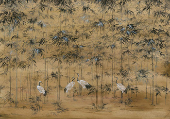 7900001 - panel Garzas Clow Random Chinoiseries Coordonne