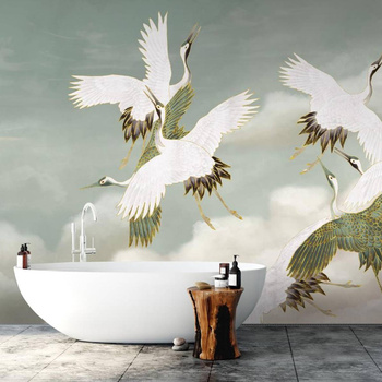 Sage Tsuru - Tapeta w standaryzowanych rolkach WallArt