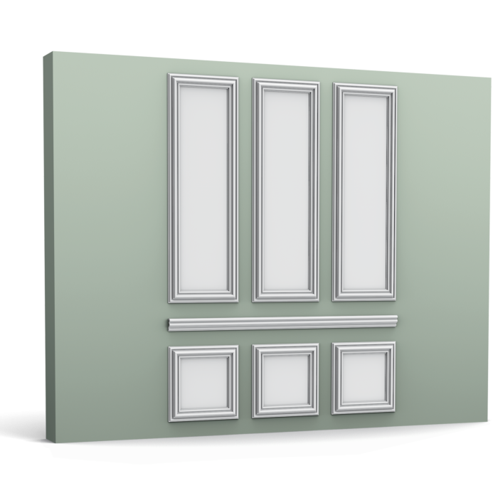 Listwa ścienna Orac Decor P4025 AUTOIRE jako panel ścienny w aranżacji salonu lub jadalni