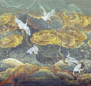 DGTRA4021- tapeta Byobu Traces Khroma