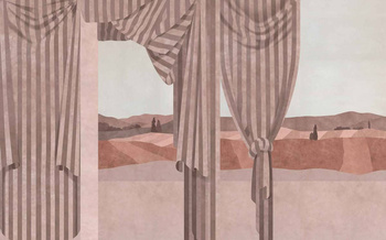 9300082 - panel Drapé Scarlet Maximalism Coordonne