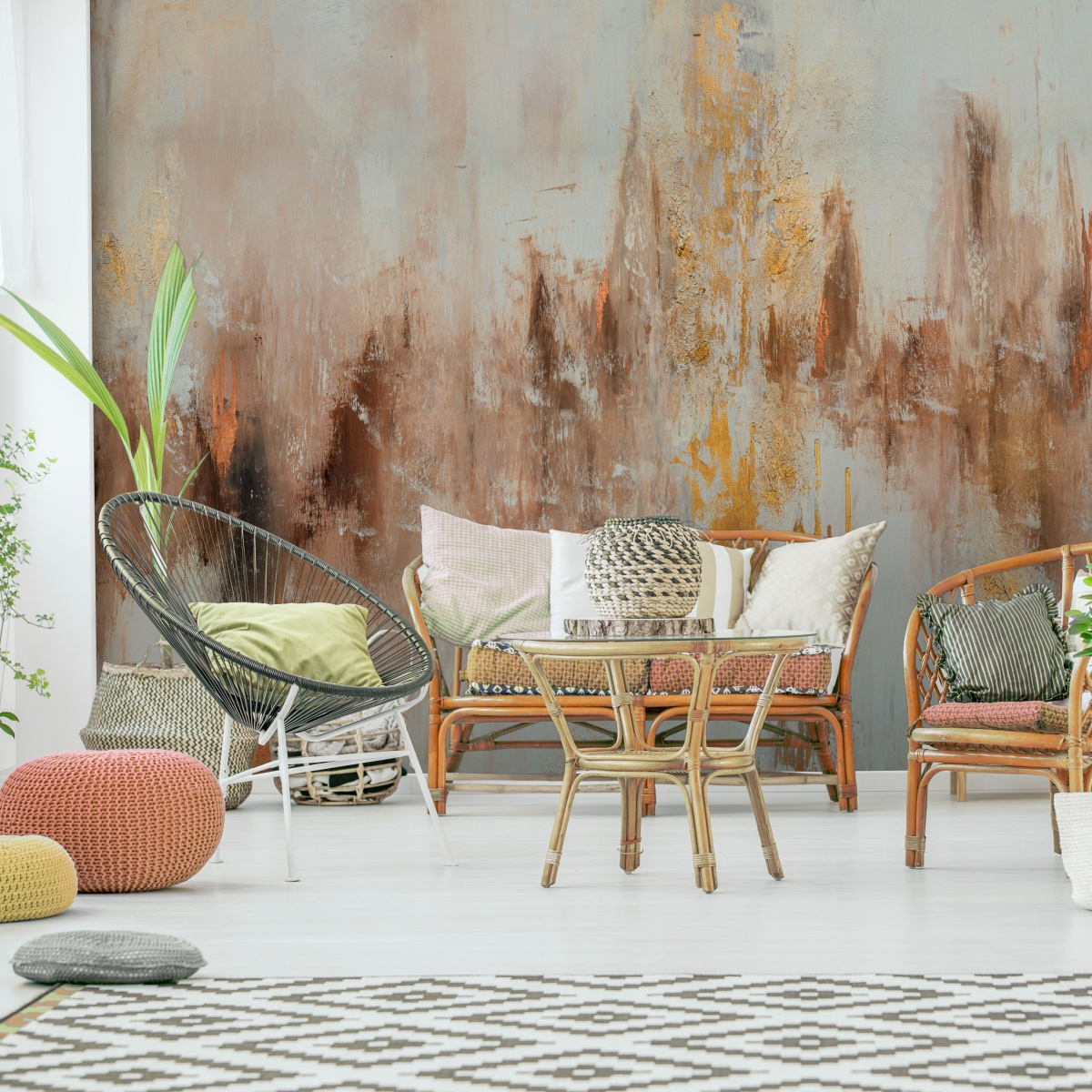 tapeta artystyczna panoramiczna do sypialni i salonu – aranżacja z fototapetą Seal Sand