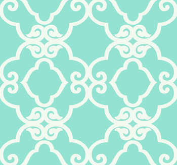 CO11914 - tapeta Scroll Trellis Coastal Chic WallQuest