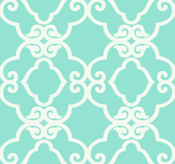 CO11914 - tapeta Scroll Trellis Coastal Chic WallQuest