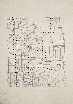 6500502 - panel Dots map Random Papers Coordonne
