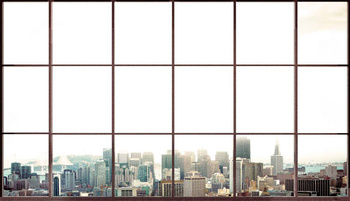 6500210 - panel City Window Random Papers Coordonne