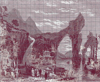 6800609 - panel Illustration Tiles WIne Random Papers II Coordonne