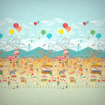 112647 - tapeta Life a Circus Book Of Little Treasures Harlequin