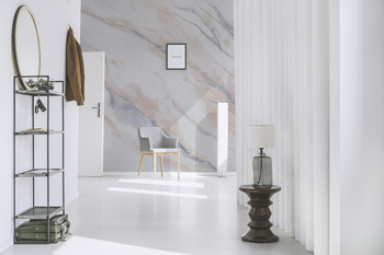 Clarity Silver - Fototapeta WallArt