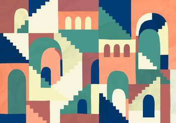 8000073 - panel Architopie Vivid 40th Aniversary Coordonne