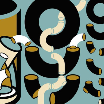 WDLT2302 - fototapeta Liquorice & toffee Contemporary 2023 Wall&Deco